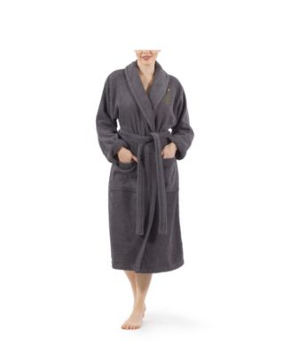 Christmas Tree Design Embroidered Terry Bathrobe