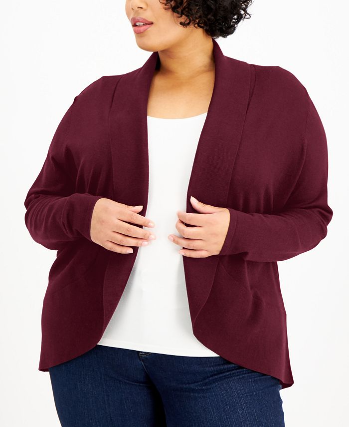 Karen scott shawl collar sweater store