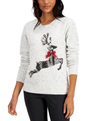 macy's ladies christmas sweaters