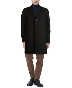Cole Haan Men's Melton Classic-Fit Topcoat