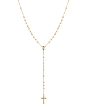 image of Unwritten Gold Flash Plated Rosary Necklace