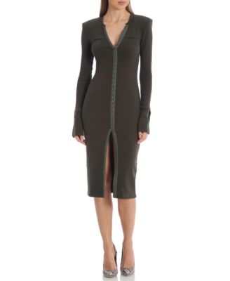 knitted bodycon dress