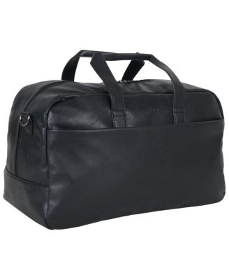20" Faux Leather Lightweight Carry-On Travel Duffel
