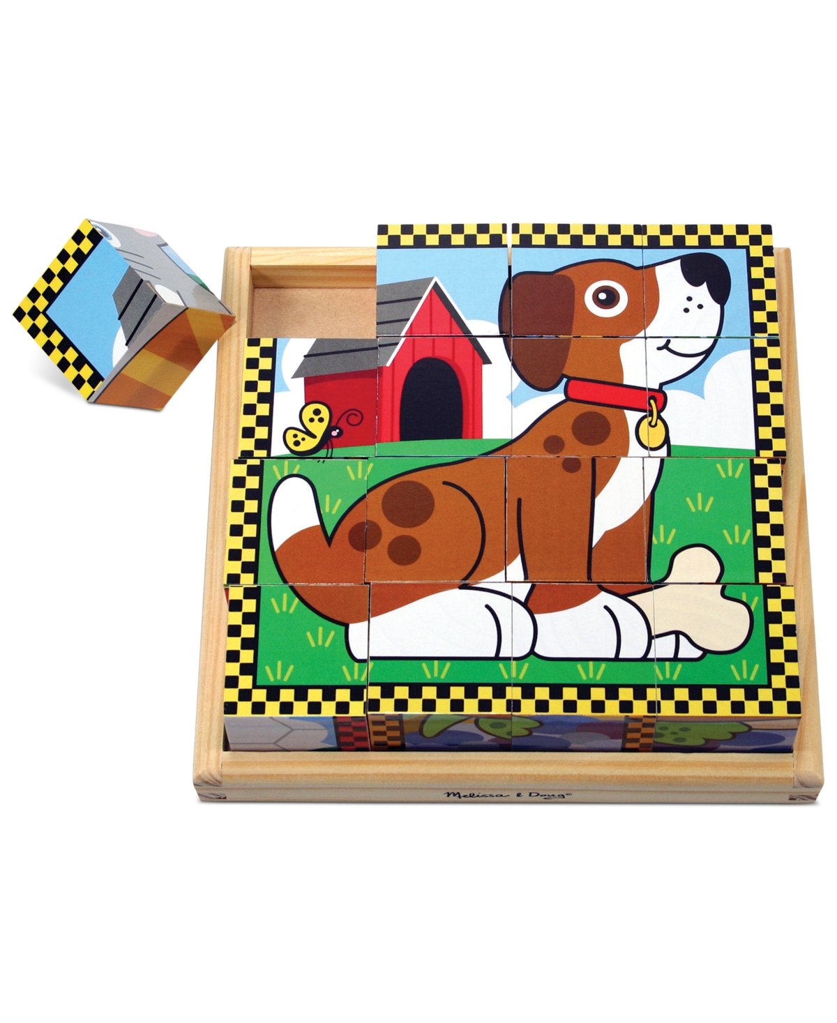Melissa & Doug Kids Toy, Pets Cube Puzzle In Multi