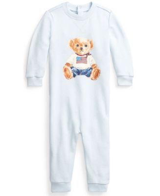 polo bear terry coverall