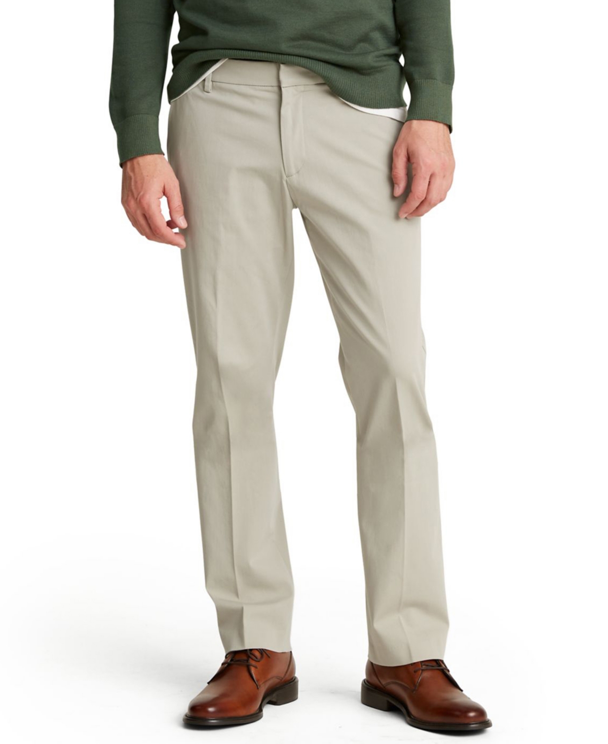 Men's Straight-Fit City Tech Trousers - Warm Ash Grey