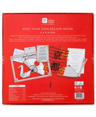 Talking Tables Host Your Own Escape Room Party Game