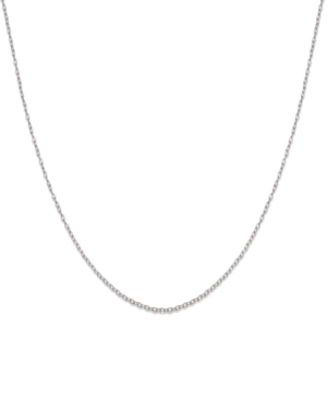 image of Giani Bernini Cable Link Chain Choker Necklace in Sterling Silver, 13