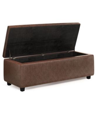 Hamilton Traditional Rectangle Storage Ottoman