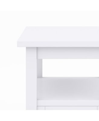 Warm Shaker Narrow Side Table