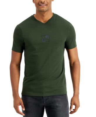 A|X Armani Exchange - |X  AX Square Check Logo T-Shirt