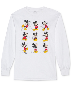 image of Disney Juniors- Mickey Mouse Poses Long Sleeve Shirt