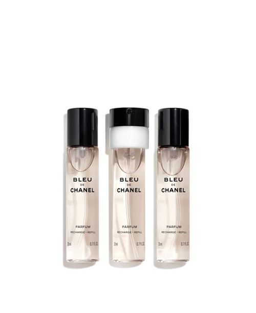 Chanel Men S 3 Pc Bleu De Chanel Parfum Twist Spray Refill Set Reviews All Perfume Beauty Macy S