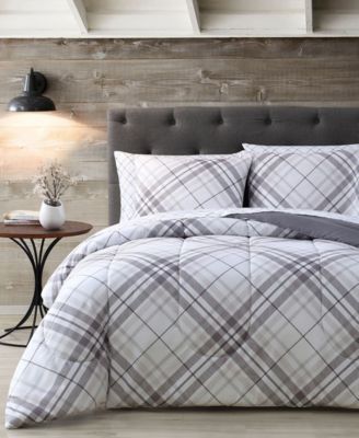 Onyx House Khalvin Plaid 7 Piece Comforter Set Bedding