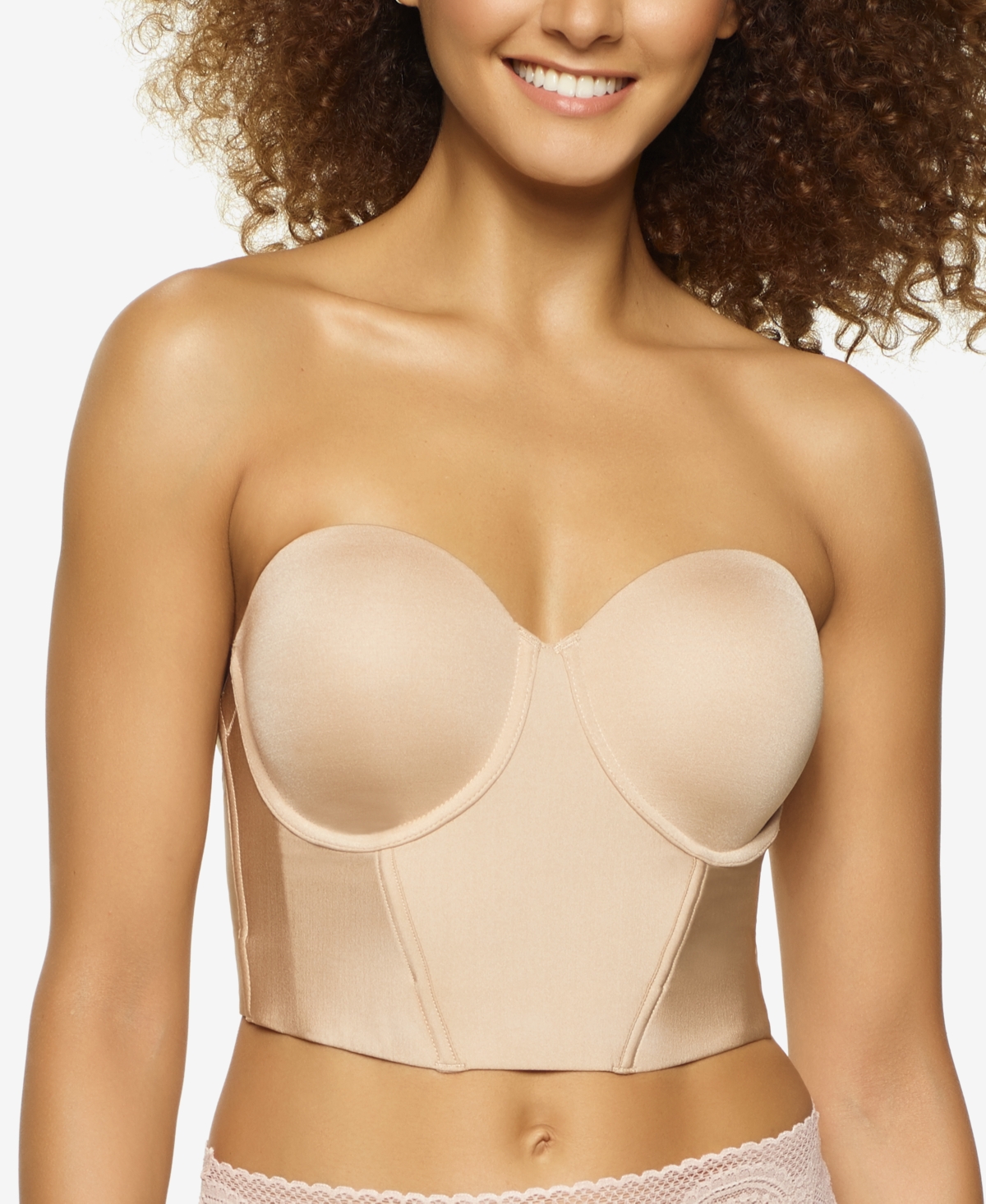 Felina Body Veil Longline Low Back Convertible Strapless Bra