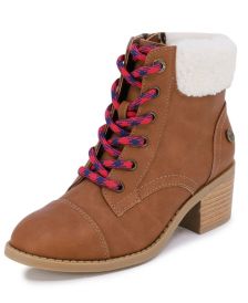 Big Girls Ankle Boots Berber Cuff