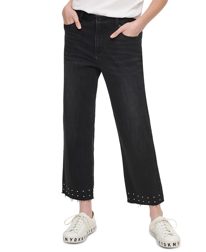 DKNY Jeans Studded RawHem Jeans Macy's