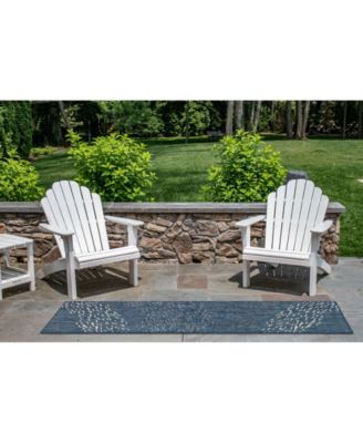 Liora Manne Carmel School of Fish 1'11" x 7'6" Runner Rug