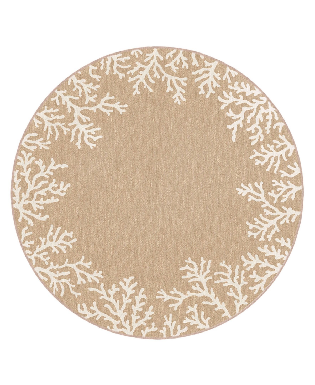 Liora Manne' Carmel Coral Border x Rug