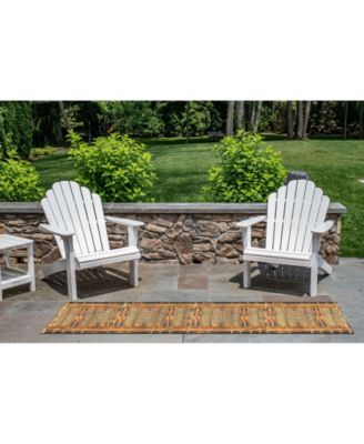 Marina Tribal Stripe 1'11" x 7'6" Runner Rug