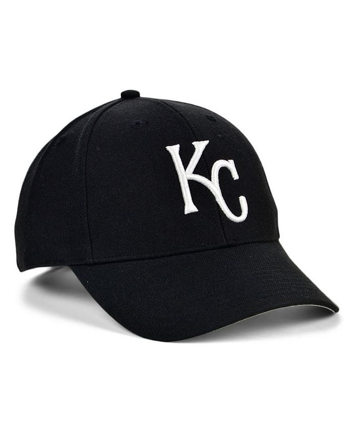 '47 Brand Kansas City Royals Black White MVP Cap - Macy's