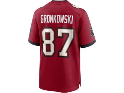 Nike Tampa Bay Buccaneers No87 Rob Gronkowski Red Team Color Men's Stitched NFL 100th Season Vapor Untouchable Limited Jersey