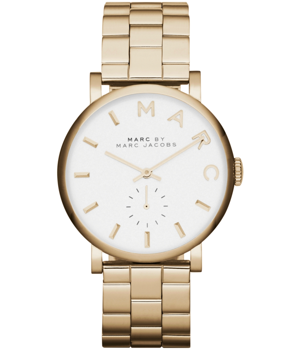 Marc by Marc Jacobs Watch, Womens Baker Gold Tone Stainless Steel