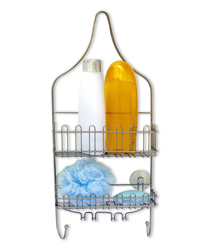 Home Basics Shower Caddy with BuiltIn Razor and Shower Hooks Macy's
