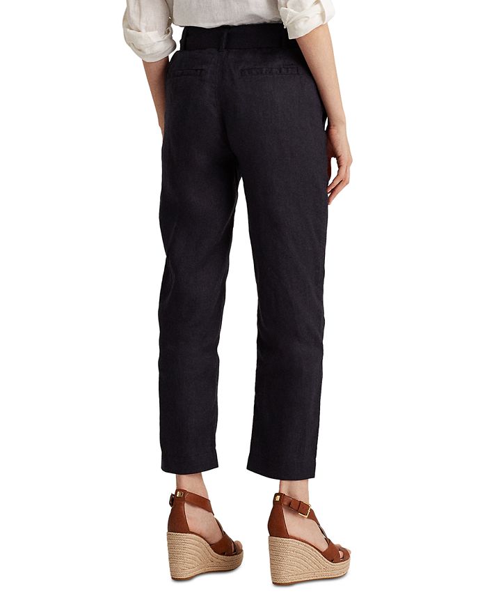 Lauren Ralph Lauren Linen High-Rise Pants & Reviews - Pants & Capris ...