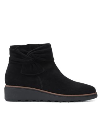 clarks hope track leather boot