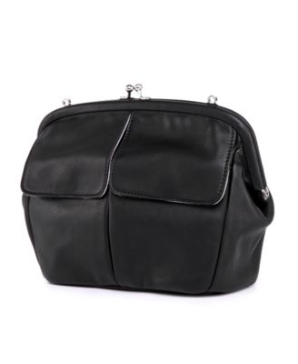 Women's Genuine Leather Pac Shell Crossbody