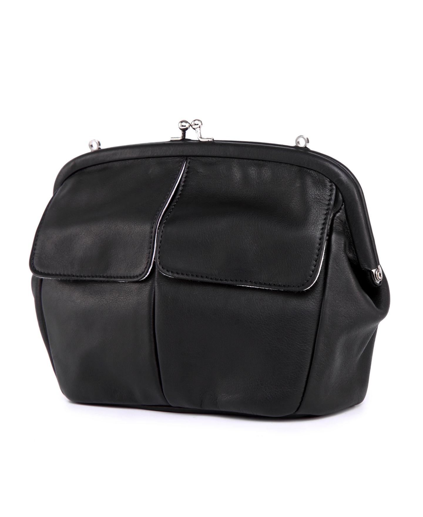 Женская сумка OLD TREND Genuine Leather Pac Shell Crossbody, цвет: Чёрный — фото 12