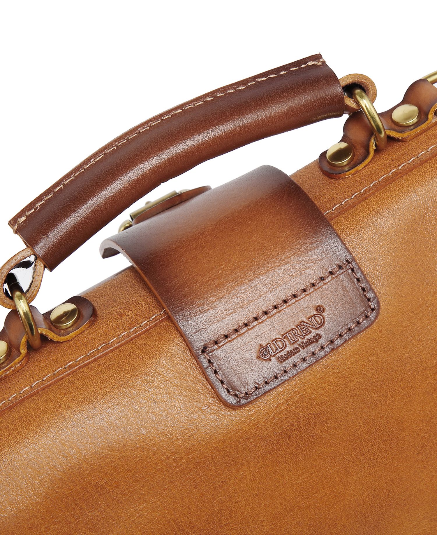 Doctor Small Leather Crossbody Satchel Bag