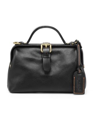 Doctor Small Leather Crossbody Satchel Bag