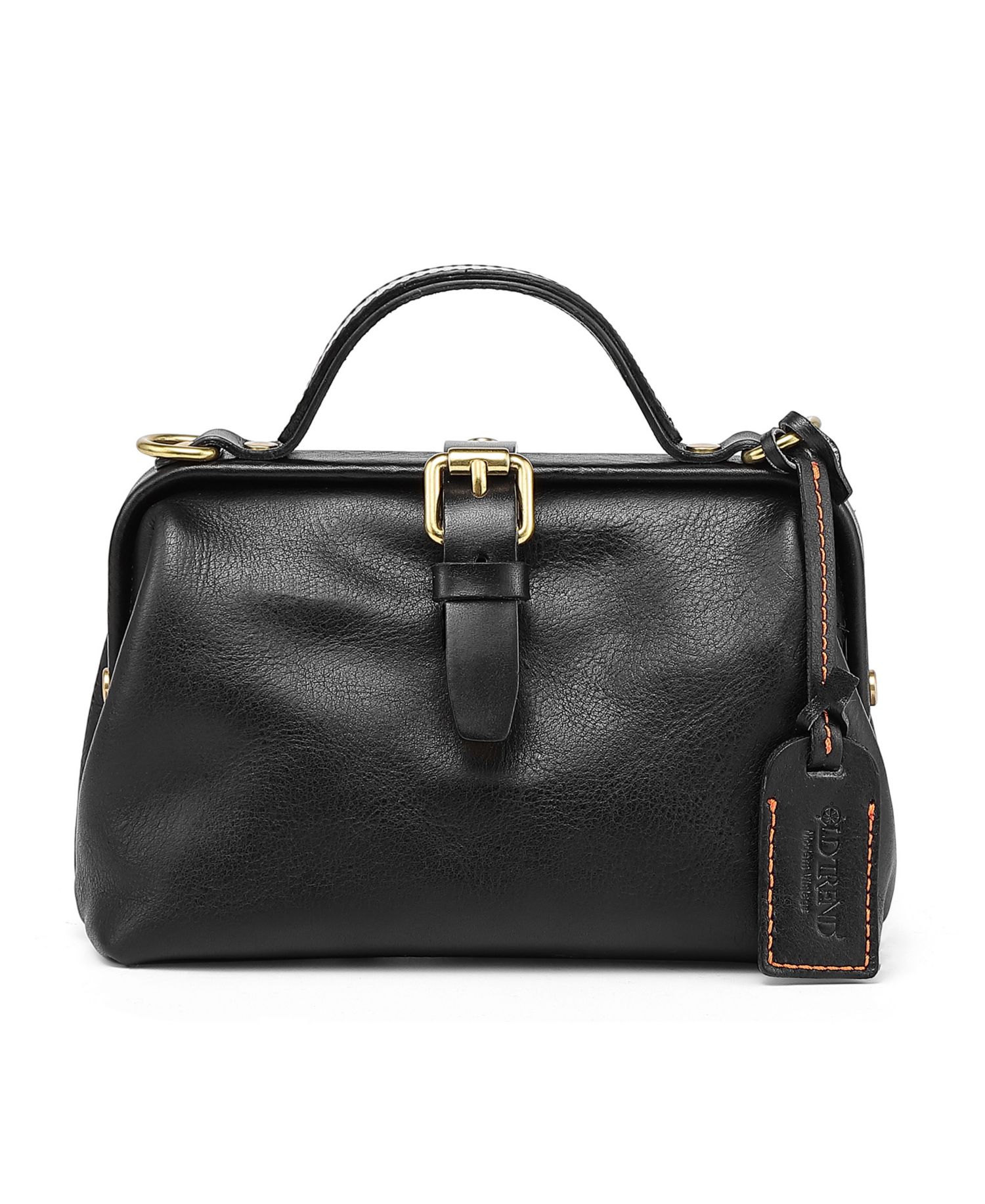 Doctor Small Leather Crossbody Satchel Bag