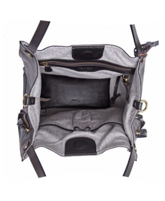 Daisy Large Leather Crossbody Tote Bag