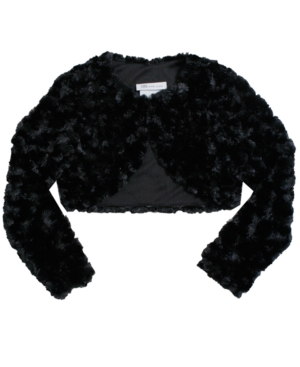 image of Bonnie Jean Big Girl Long Sleeve Faux Fur Lined Jacket