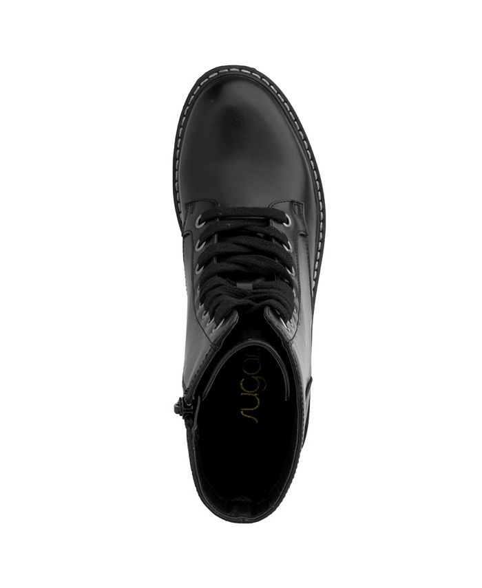 Sugar Women's Kaedy Combat Boots & Reviews Booties Shoes Macy's