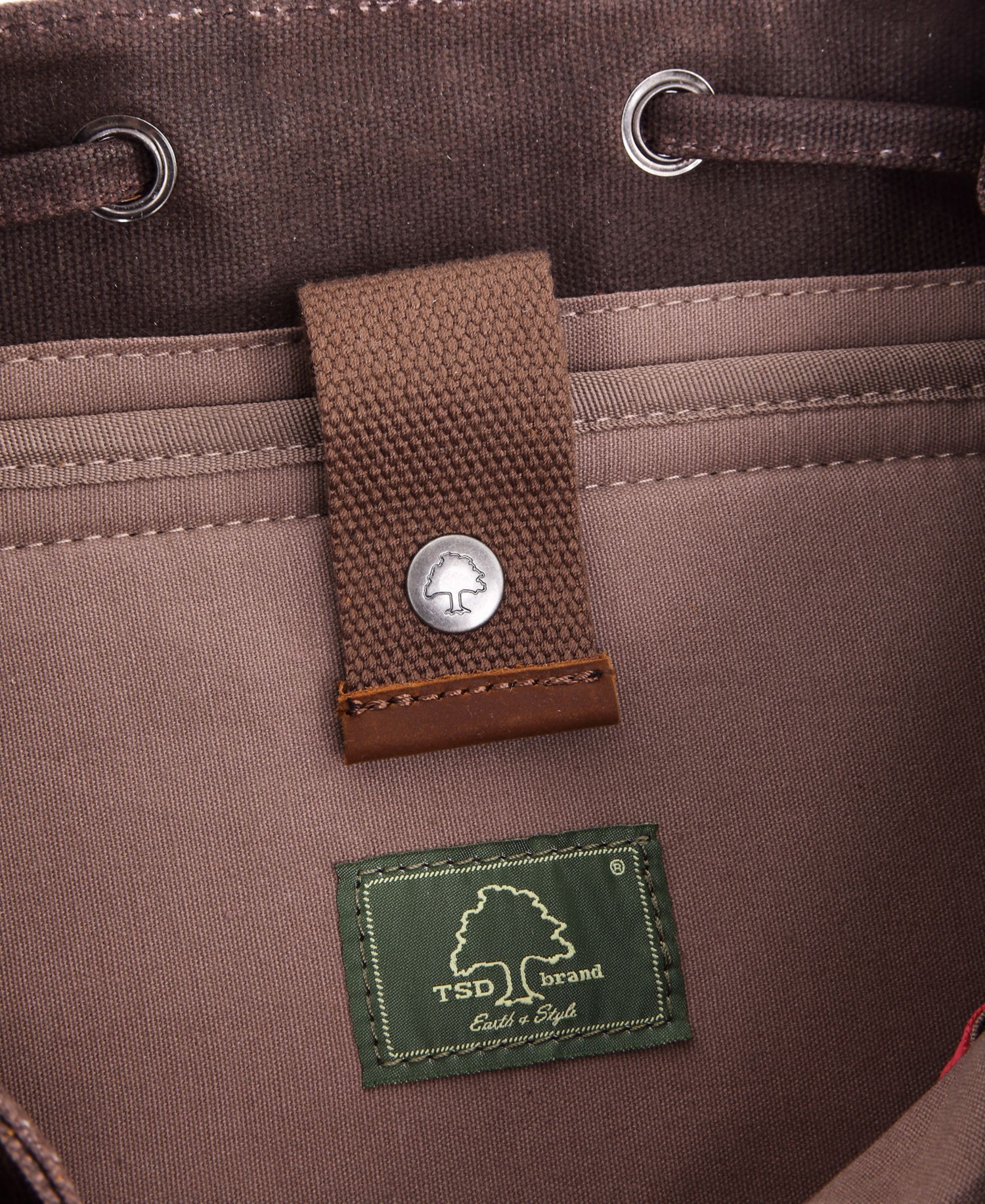 Stone Creek Waxed Canvas Backpack Handbag