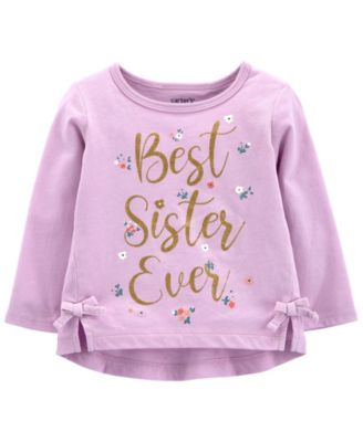 Carter's - Baby Girl Best Sister Ever Jersey Tee