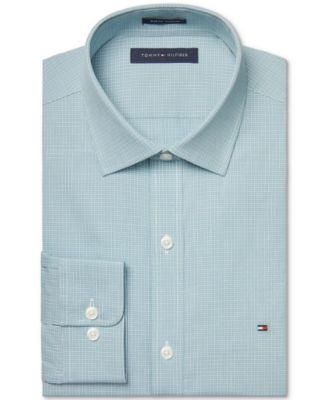 dark green slim fit dress shirt