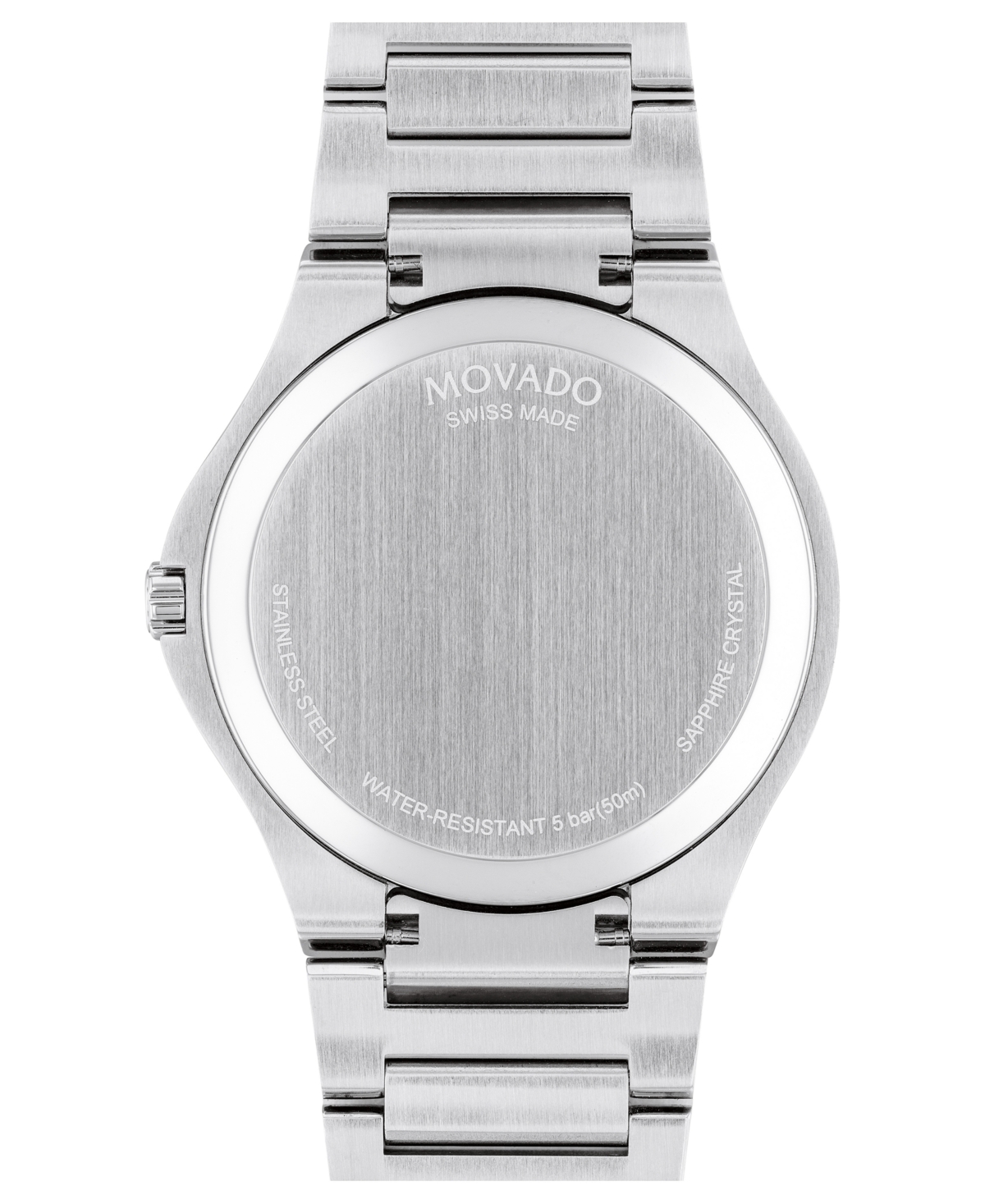 Shop Movado Men's Swiss Se Stainless Steel Bracelet Watch 41mm In Silver