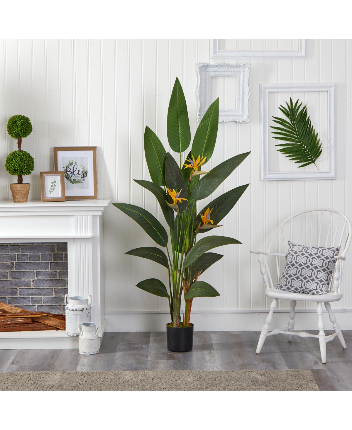 Nearly Natural Bird Of Paradise Artificial Plant In Green