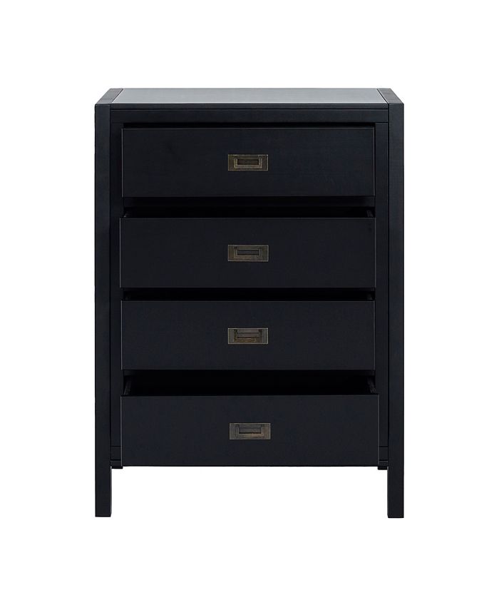 Walker Edison 40" Classic Solid Wood 4 Drawer Chest Macy's