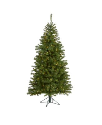 Springfield Artificial Christmas Tree with 300 Warm Clear Lights and 596 Tips