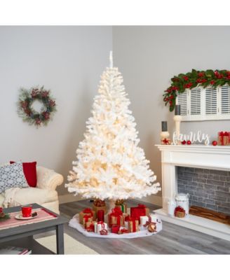 Artificial Christmas Tree with 1500 Bendable Branches and 450 LED Lights