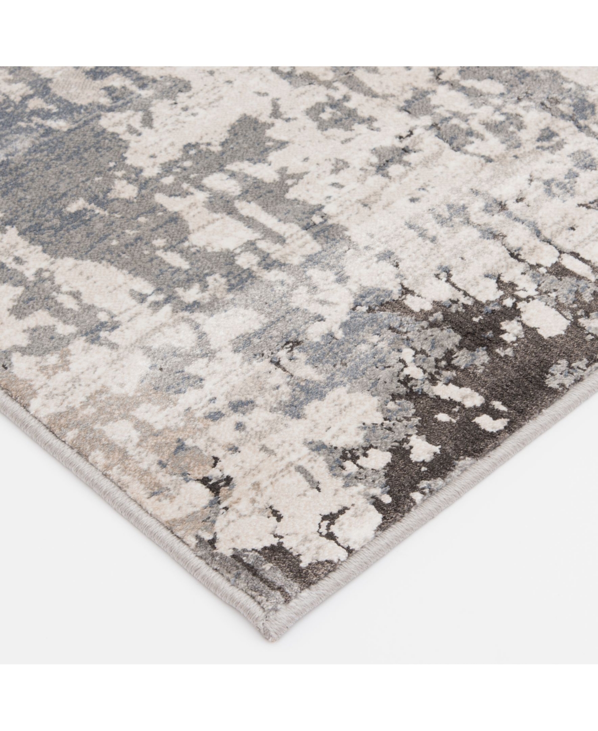 Closeout! Portland Textiles Alexia Fion Gray 2' x 7' Runner Rug