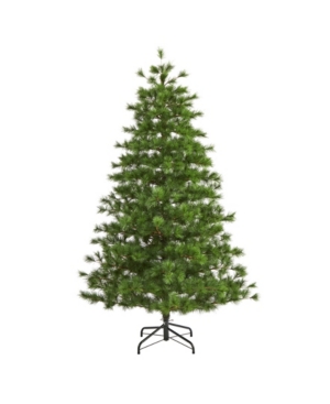 Nearly Natural Yukon Mixed Pine Artificial Christmas Tree With 1104 Bendable Branches In Green