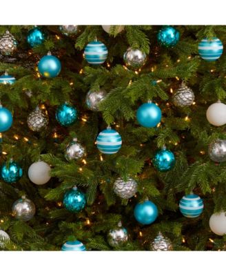 Holiday Shatterproof, 64 Count Christmas Tree Ornament Set