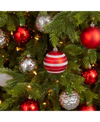 Holiday Shatterproof, 64 Count Christmas Tree Ornament Set